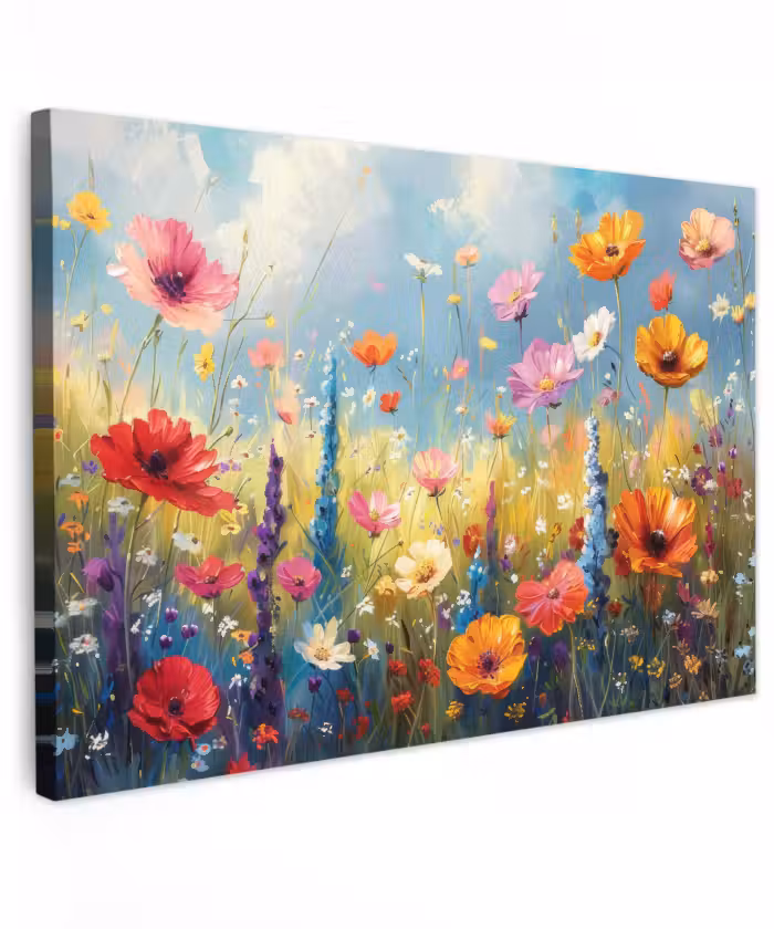 Toile extérieure - Fleurs - Nature - Botanique - Art