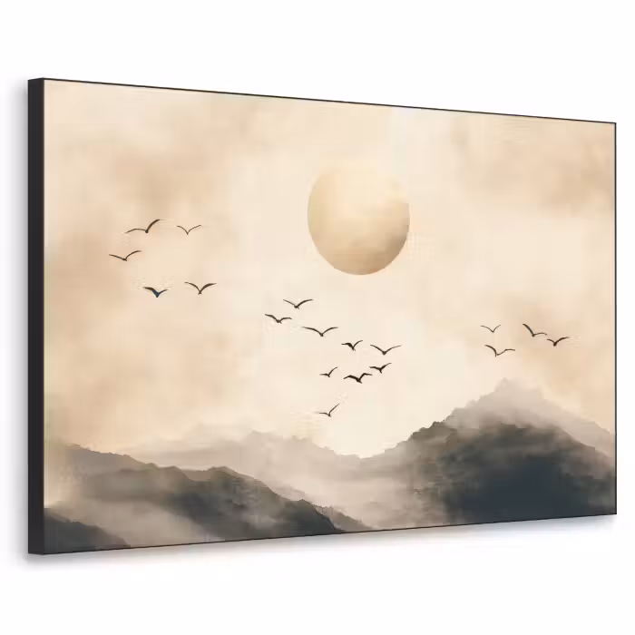 Art Frame - Paysage - Japandi - oiseau