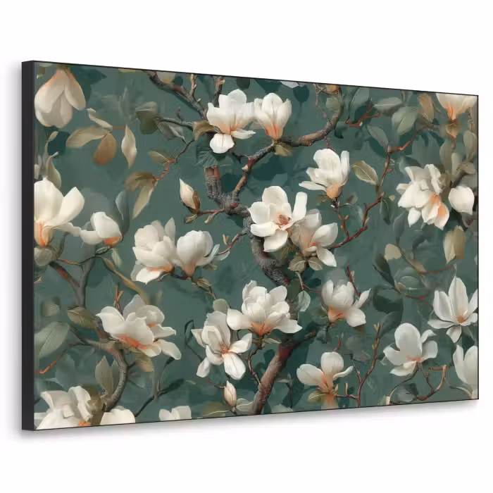 Art Frame - Fleurs - Branches - Blanc - Classique