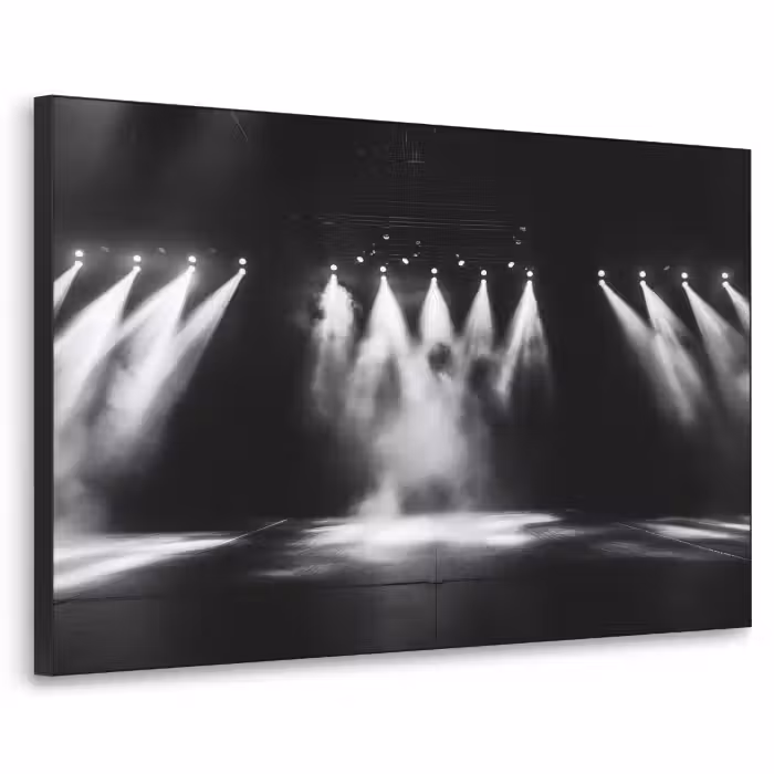 Art Frame - Salle de théâtre - Brouillard - Projecteurs - Noir