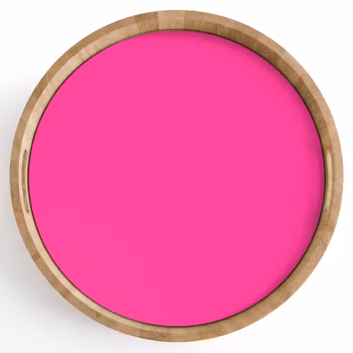 Plateau - Électrique - Magenta - Rose