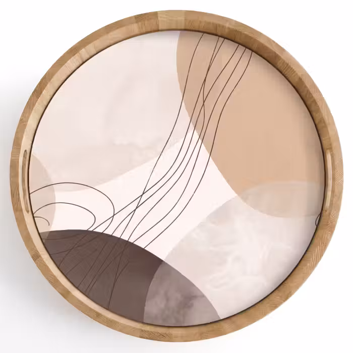 Plateau - Abstraction - Beige - Moderne