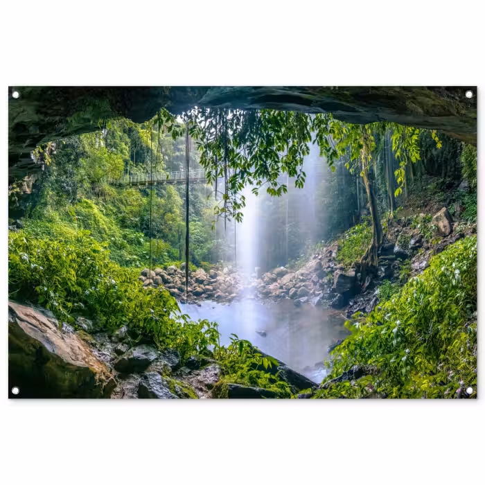 Poster d'extérieur - Cascade cachée