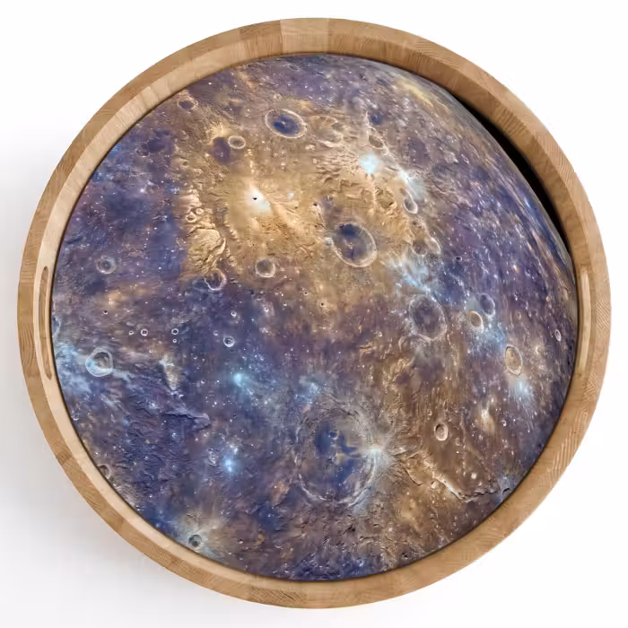 Plateau - Planète - Cratères - Espace